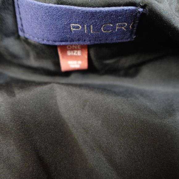 Pilcro Vest Womens One Size Anthropologie Black Puffer Side Tie Packable - Picture 6 of 13